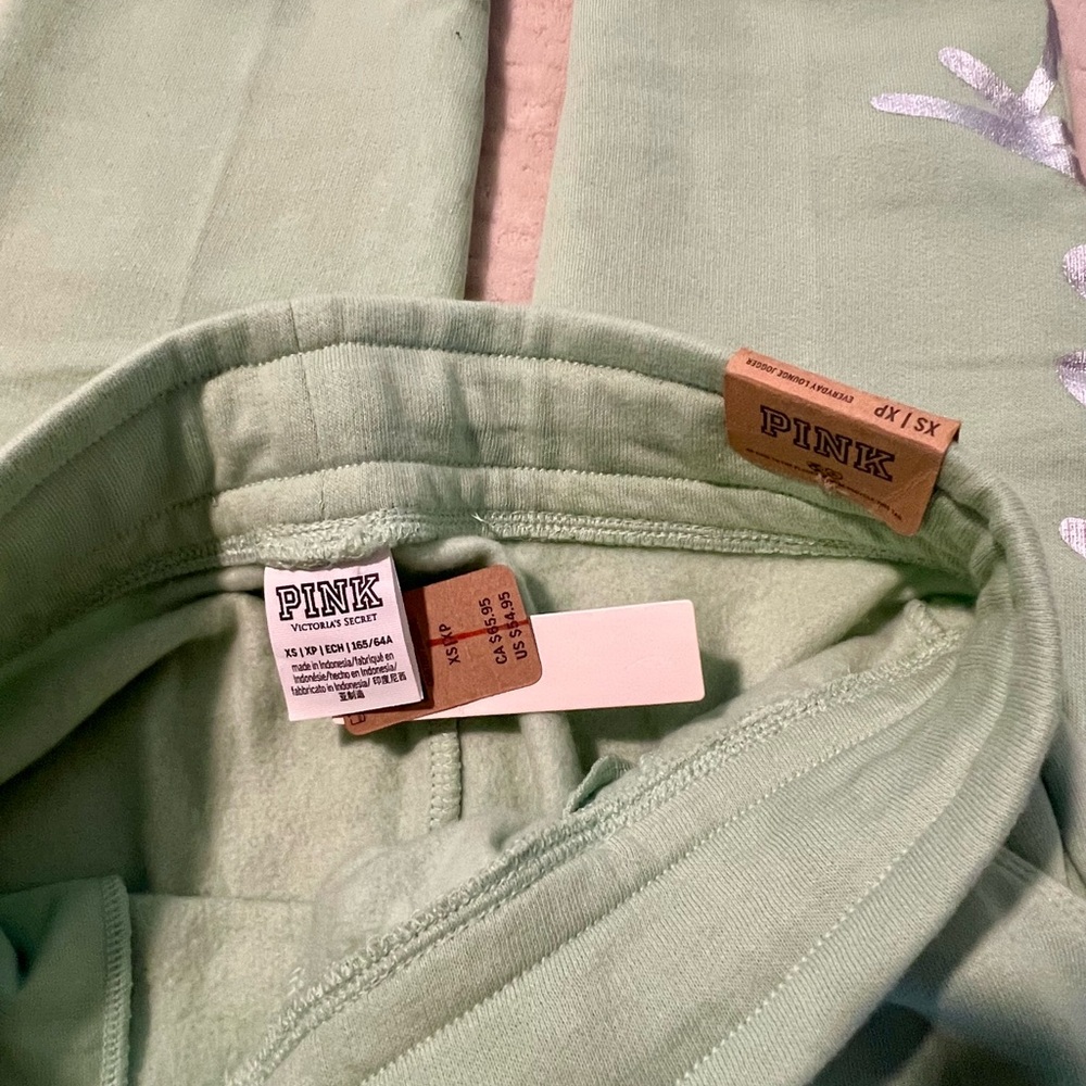 PINK Victoria Secret Green Sweatpants